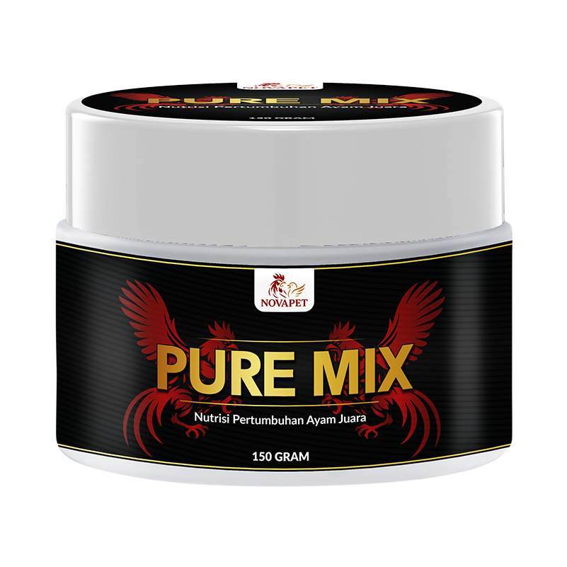 NOVAPET PURE MIX (Nutrisi Pertumbuhan Ayam Juara) 150 gram