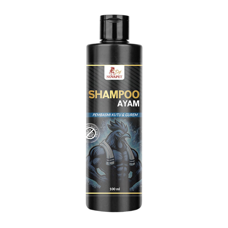 NOVAPET SHAMPOO AYAM (Pembersih Kutu & Gurem) 100 ml