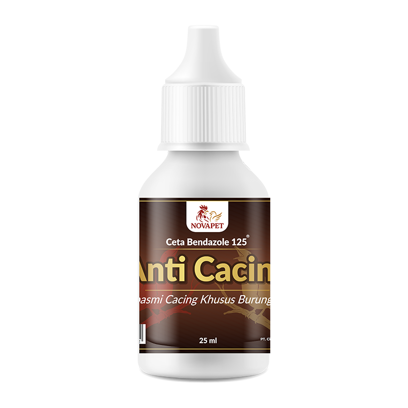 NOVAPET ANTI CACING PEMBASMI CACING KHUSUS BURUNG JUARA (BURUNG) 25 ml